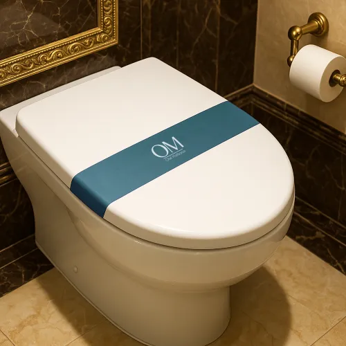 Hotel Toilet Seat Band