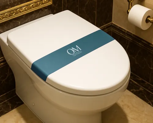 Hotel Toilet Seat Band